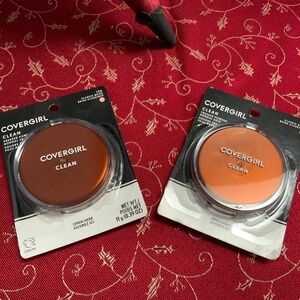 Two Brand New in Package Covergirl Clean Pressed Powder